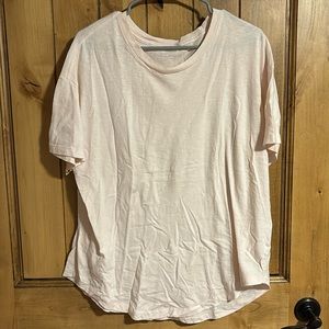 light pink oversized tee